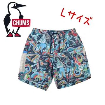 CHUMS CW-X 콜라보 플런지 다이버스 L 나일론 하프 팬츠