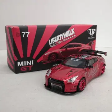 MINI GT No 77 LB WORKS GTR Candy Red