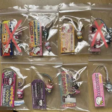 [묶음 판매] 헬로키티 스트랩 고토치키티 도쿄 한정판