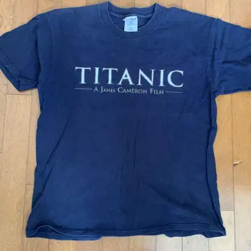 TITANIC 티셔츠 90년대 L 사이즈 네이비
