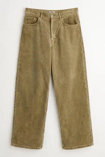 PIGMENT DYE FINX CORDUROY WIDE 5P PANTS