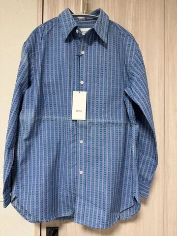 KUON 쿠온 SASHIKO STRIPE L/S Shirt