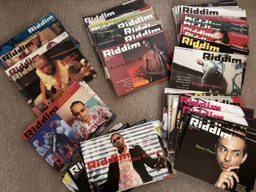 레게 책자 RIDDIM 리딤 39권 세트 1998, 2000~2007