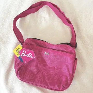 미사용 새상품 Barbie 숄더백 사코슈 핑크