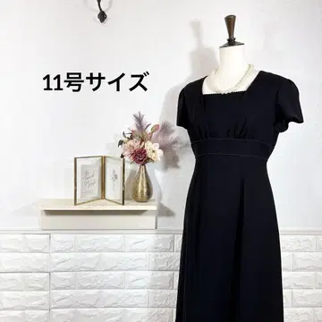 블랙 포멀 예복 원피스 상복 11호 사이즈 법사 오봉