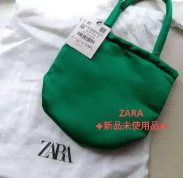 ZARA 그린 원형 숄더백 M 사이즈