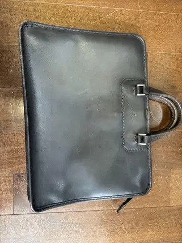 YUHAKU 가죽 비즈니스 백 그레이