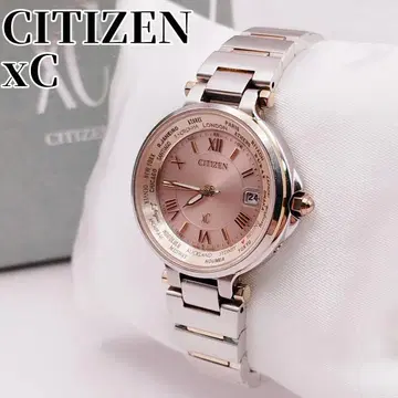 시티즌 CITIZEN xC 크로스씨 해피 플라이트 핑크 실버
