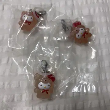 헬로키티 라떼쿠마 메지루시 액세서리 산리오 가챠