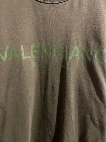 VALENCIANO by KELME 티셔츠 카키 M 사이즈 두꺼운 소재