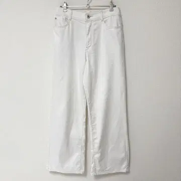 두클라쎄 에어 스트레치 데님 5포켓 와이드 화이트