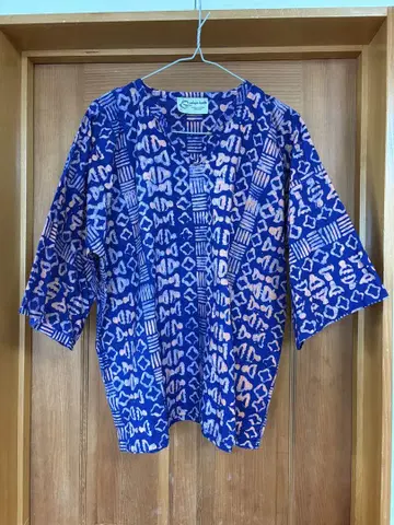 BEAMS+ unique batik 5부 셔츠 M