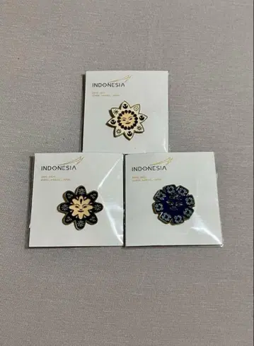 오사카 간사이 엑스포 인도네시아 파빌리온 인도네시아관 핀 배지 핀즈