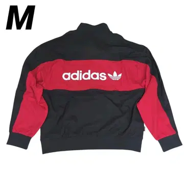 M ) adidas 아디다스 트랙 자켓 블랙 레드 여성용