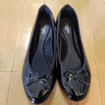 Rockport 블랙 발레 슈즈 37 23.5cm