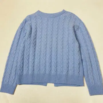 UNTITLED 울 캐시미어 볼 의류 케이블 니트 44