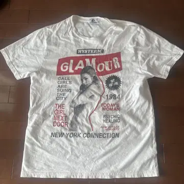 HYSTERIC GLAMOUR 1984년 디자인 티셔츠 L 사이즈
