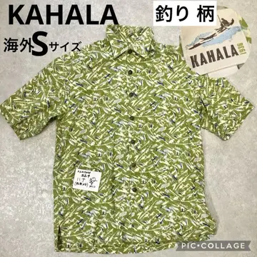 KAHALA, 올 패턴 반팔 셔츠, S 사이즈