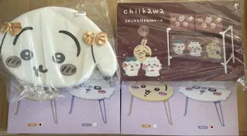 치이카와 굿즈 묶음 판매! 얼굴 접이식 미니 테이블 보관 케이스 쿠션