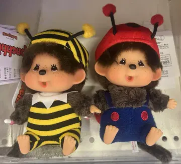 미사용 새상품 무당벌레 꿀벌 봉제 인형 몬치치 세키구치 초레어