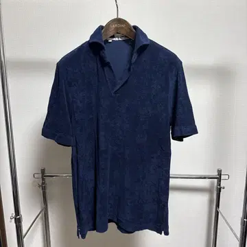 GUY ROVER 네이비 피케 셔츠 L