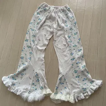 서멀 패치워크 리메이크 프릴 팬츠