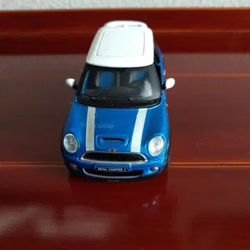 미니카 BMW MINI 미니쿠퍼 S 스케일 1/36 블루 화이트