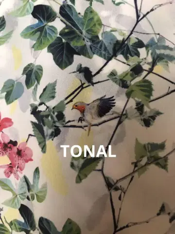 TONAL 꽃무늬 플레어 스커트