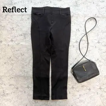 [ Reflect ] 리플렉트 티셔츠 테이퍼드 팬츠 블랙 스트레치