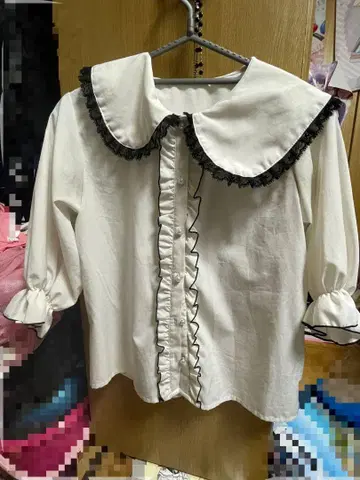 지뢰계 블라우스
