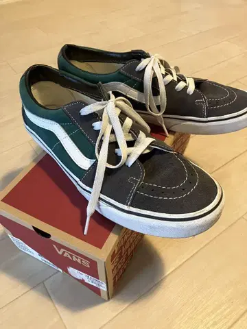VANS 올드스쿨 그레이/그린