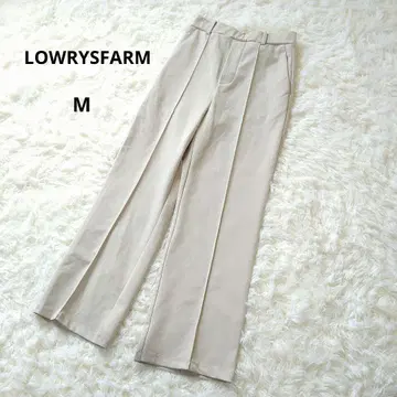 LOWRYSFARM 베이지 스트레치 슬랙스 M