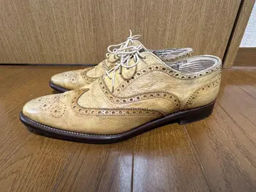 Paul Smith 베이지 가죽 브로그 슈즈