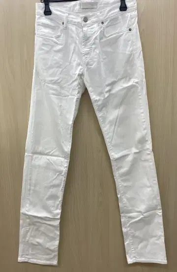 J BRAND for Theory 화이트 스트레치 데님 팬츠