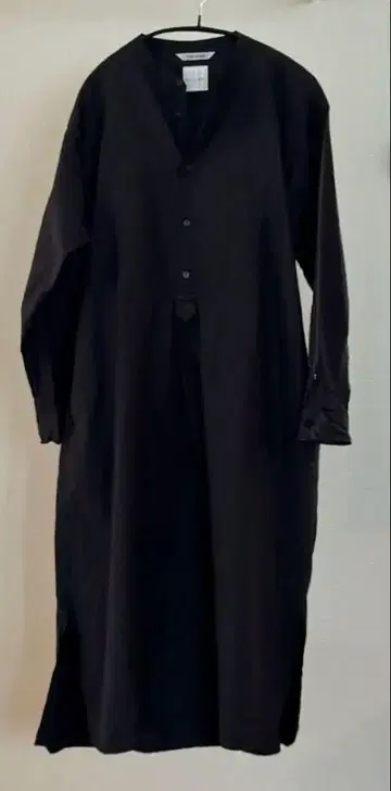 TOUJOURS 블랙 롱 드레스