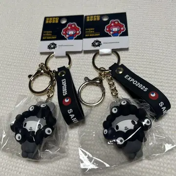 만박 산리오 키링 블랙 버전 마이멜로디 2개