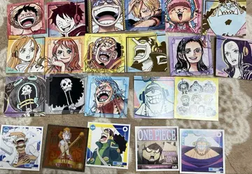원피스 ONEPIECE 스퀘어 스티커 컬렉션 밀짚모자 일당