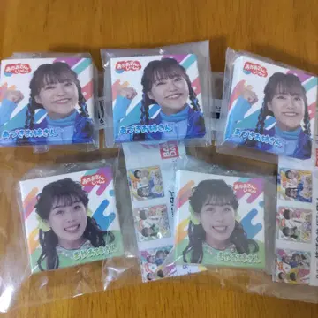 마야 언니 아즈키 언니 CD풍 아크릴 참 5개 엄마와 함께