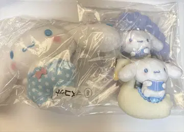 시나모롤 시나몬 20주년 마스코트 브로치 스완 시나몬 쿠지 5점
