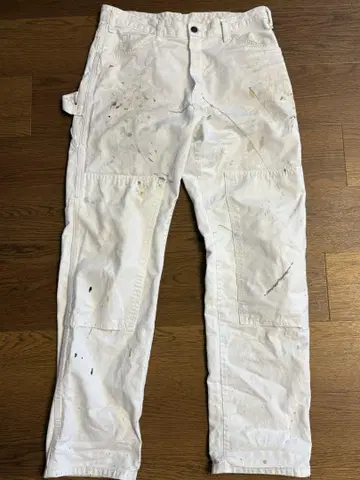 90s 00s Dickies 페인터 더블니 팬츠 페인트 W34