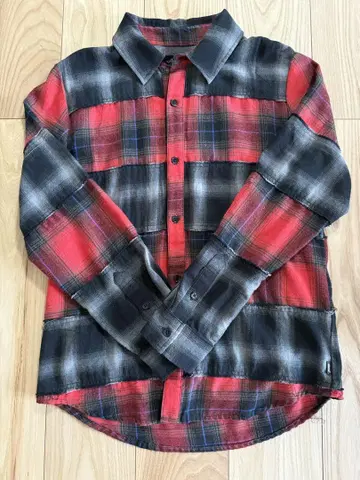 glamb 체크 무늬 긴팔 셔츠 SMALL