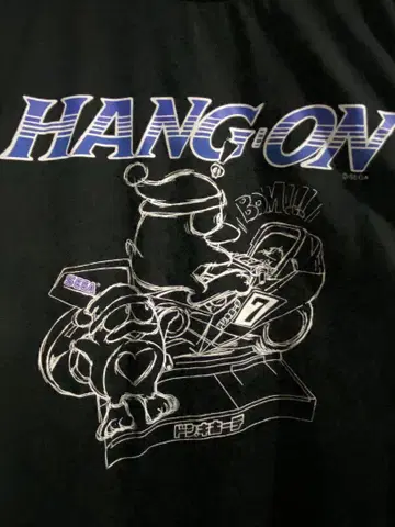 HANG ON 돈펜 & GAMES 셔츠 블랙 M SEGA 돈키호테