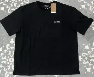 A.P.C. 블랙 티셔츠 택 포함 새상품
