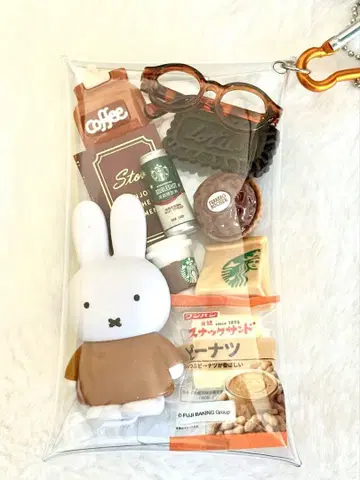 가챠 파우치 데코레이션 부품 카페풍 브라운 계열 캡슐 토이