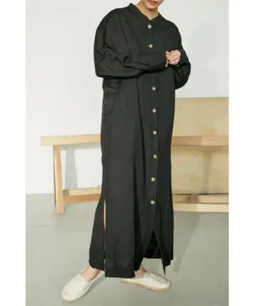 blackbymoussy 린넨 레이온 원피스