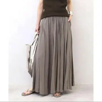 Deuxieme Classe J-LINEN 롱 스커트