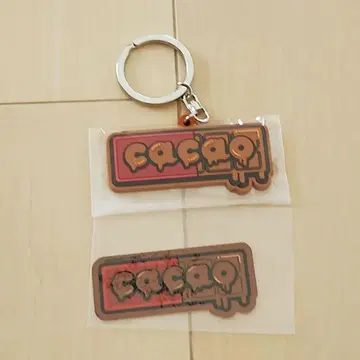 요시모토 올 만게키 TOKYO 러버 키링 스티커 cacao
