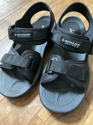 DUNLOP 스포츠 샌들 26.0-26.5cm 블랙