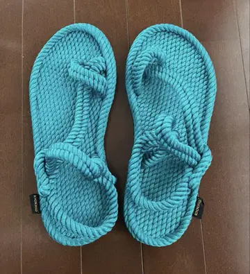 BOHONOMAD 보호노마드 로프 샌들 터콰이즈 사이즈 26.5cm