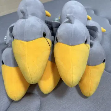 넓적부리황새 봉제 인형